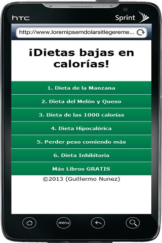 Dietas Bajas en Calorias