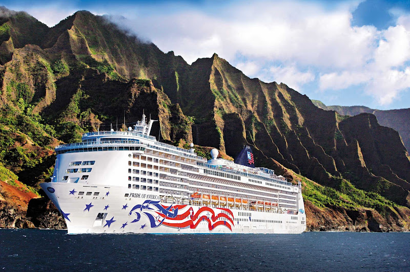 Get a great view of the breathtaking green pinnacles of Hawaii's Na Pali Coast than from the deck of Norwegian Cruise Line's Pride of America.