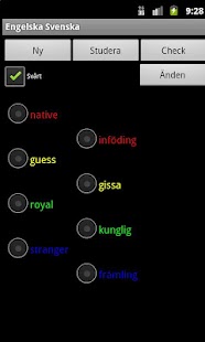 English Swedish Dictionary Screen 3