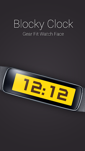 Blocky Clock for Gear Fit