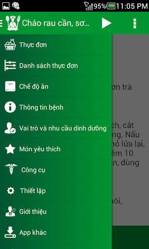 Bệnh và Chế Độ Ăn