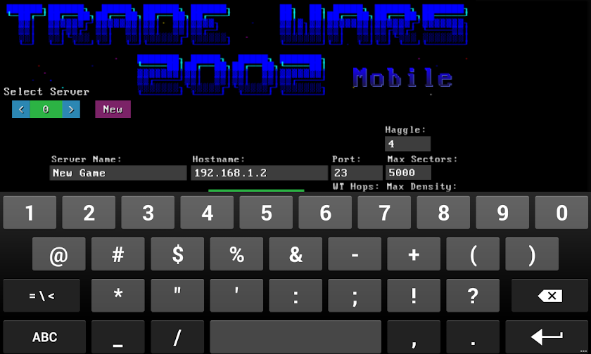 Tradewars Mobile Screen 3