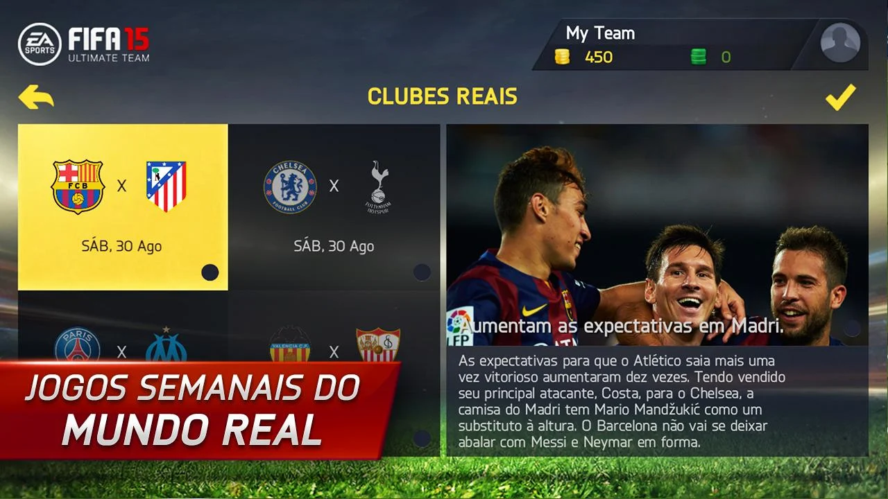 FIFA 15 Ultimate Team - screenshot