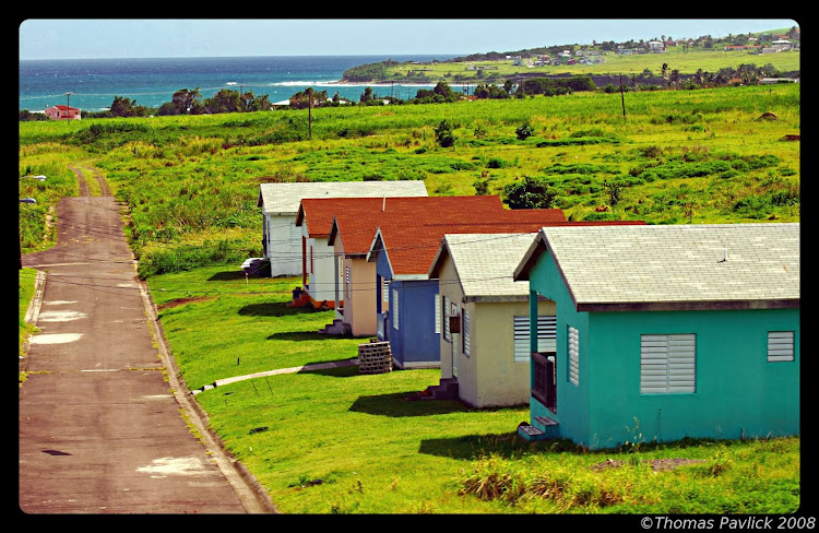 Nicola Town, a colorful outpost on the scenic Caribbean island of St. Kitts. 