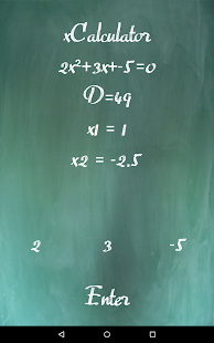 Download xCalc - Quadratic equation APK
