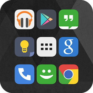 Flat iOS 7 Go Apex Nova Theme logo