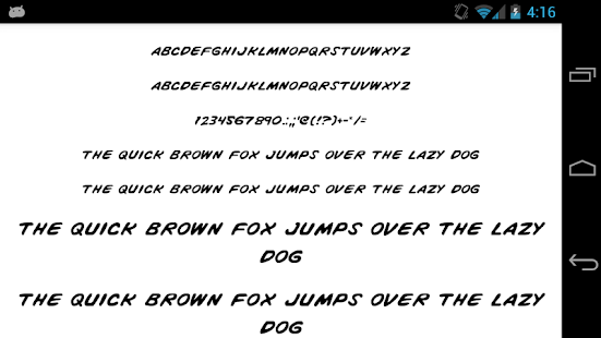 Fonts for FlipFont 50 Clean - náhled