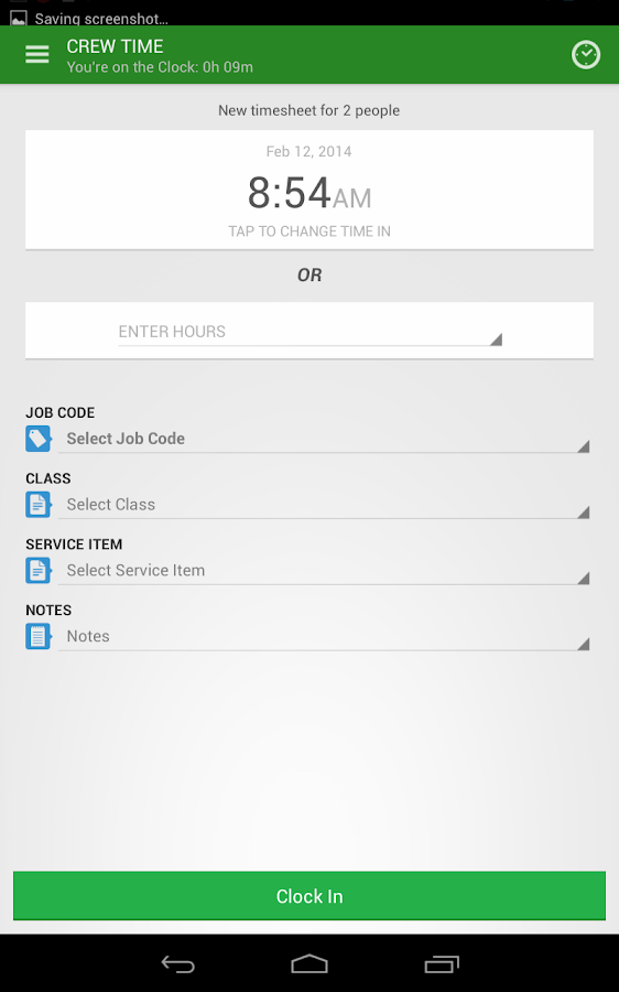 TSheets Time Tracker Android Apps on Google Play