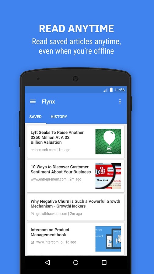  Flynx - Read the web smartly – zrzut ekranu 