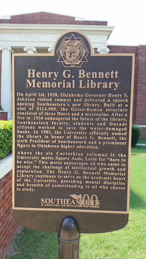 Henry G. Bennett Memorial Library