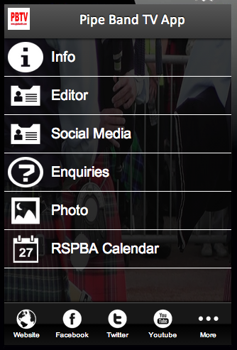 Pipe Band TV App