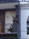 Dragon Statue Protecting House
