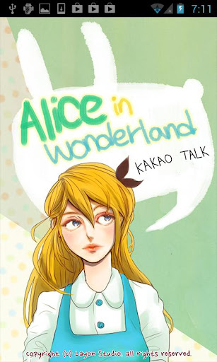 Kakaotalk Theme - Alice Talk