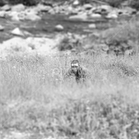 Now you see me by Serghei Savin - Black & White Portraits & People