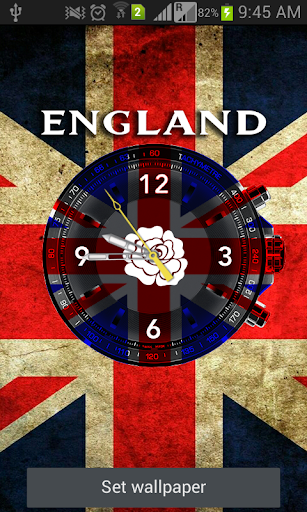 England Clock Live Wallpaper