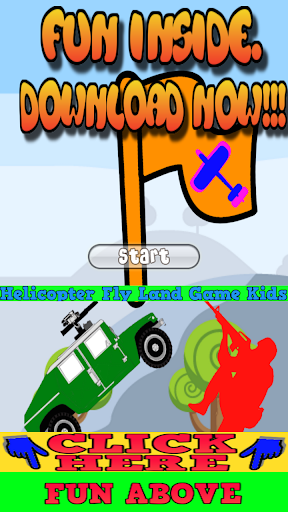 Helicopter Fly Land Game Kids