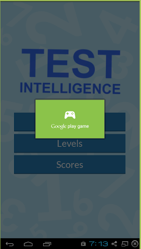 Test Intelligence Games