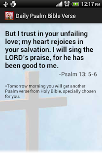 Daily Bible Verses Psalms Free