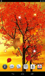 download Autumn Firefiles livewallpaper free