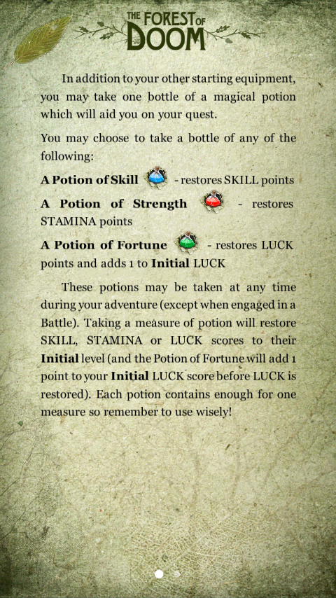 The Forest of Doom Screen 2