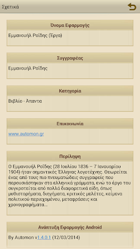 【免費書籍App】Εμμανουήλ Ροΐδης, Έργα-APP點子