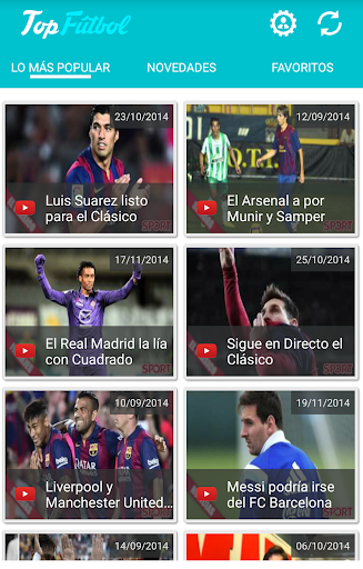 Top Fútbol: videos goles...