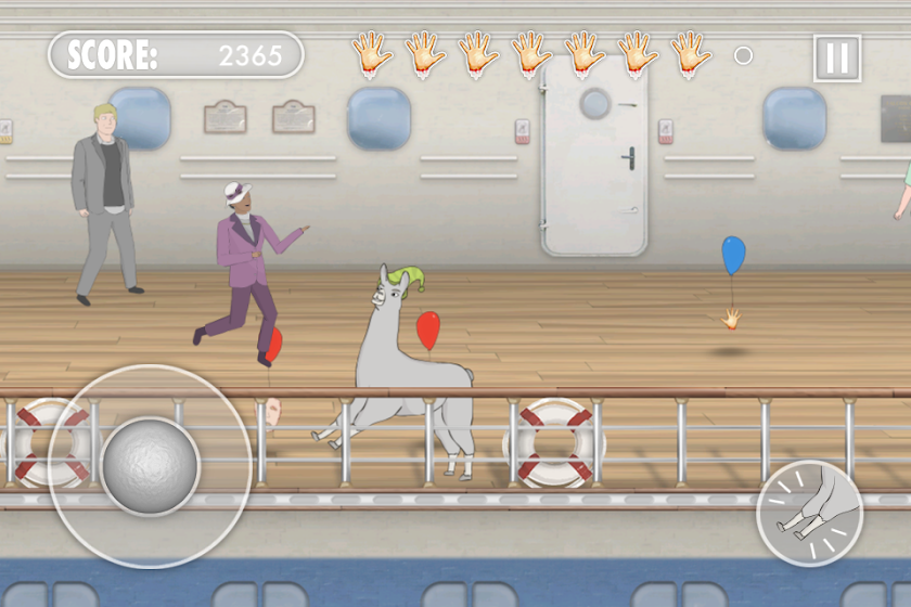 Llamas with Hats Screen 2