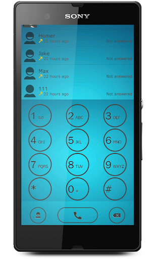 ExDialer Light Blue Theme