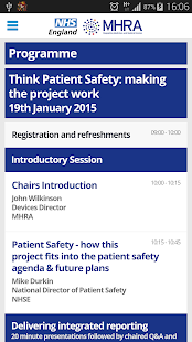 NHSE & MHRA 2015 Conference Screenshots 1