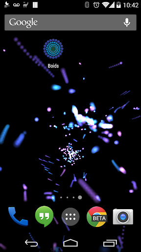 Boids Live Wallpaper