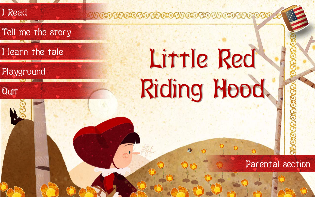 Android application Little Red Riding Hood screenshort