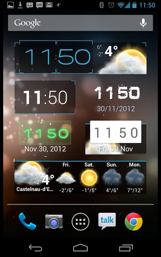 download widgets for android