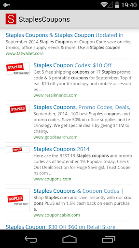 Staples Coupons