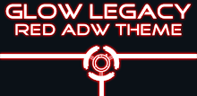 ADW Theme Glow Legacy Red Pro APK
