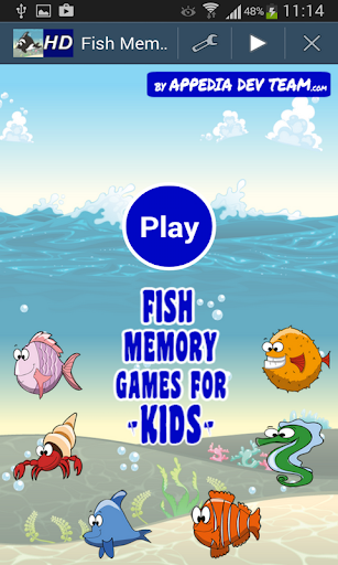 Fish Memory Games for Kids