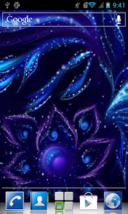 Lastest Marvelous blue flower LWP APK