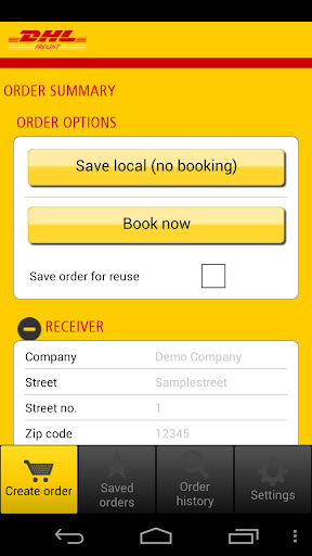 【免費生產應用App】DHL ACTIVEBOOKING-APP點子