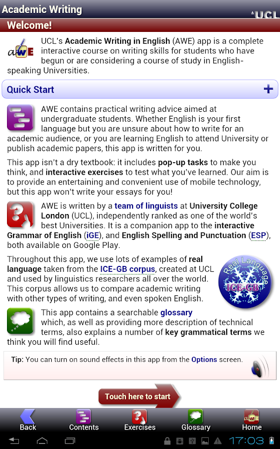 academic writing in english