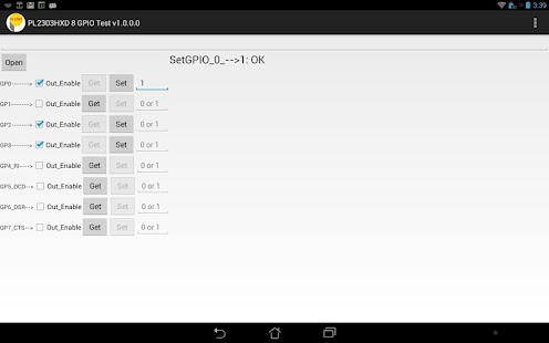 Prolific PL2303 USB-GPIO