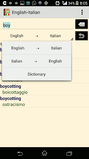 【免費書籍App】English Italian Dictionary-APP點子