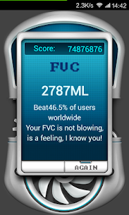 Blowing Measure FVC Screenshots 1