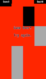 Tap the black tiles poster 6