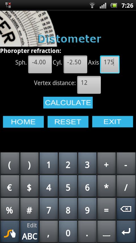 Contactology Tools Screen 2