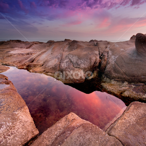 Rock reflection by Roberto Nencini - Landscapes Sunsets & Sunrises