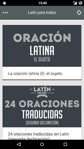 Latin corrected exercises