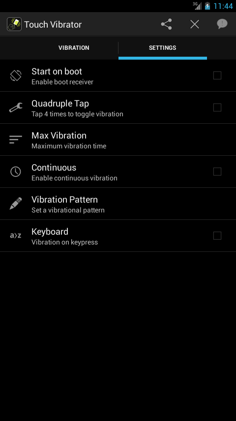 Touch Vibrator Screen 3