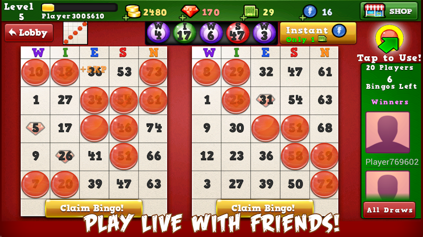 Bingo Halloween Screen 1