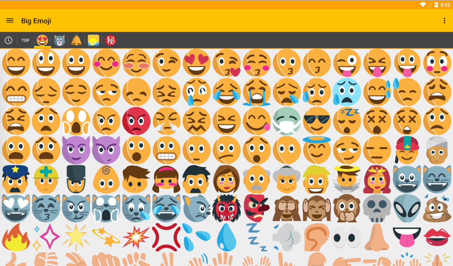 Big Emoji: big emojis for chat - Android Apps on Google Play