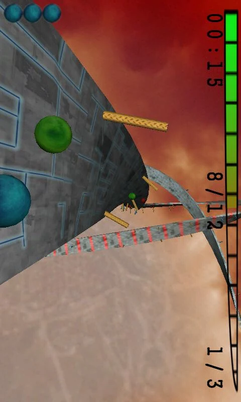 Skyball Lite (3D Racing game) - screenshot
