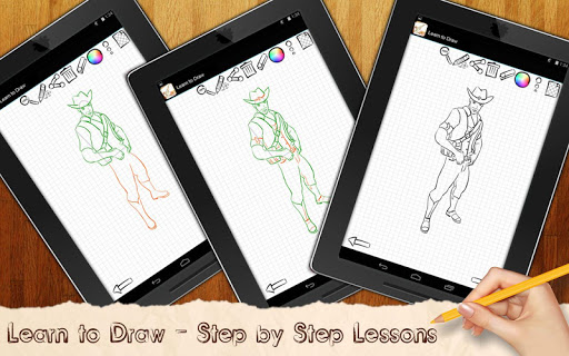 【免費家庭片App】Learn to Draw Temple Run-APP點子